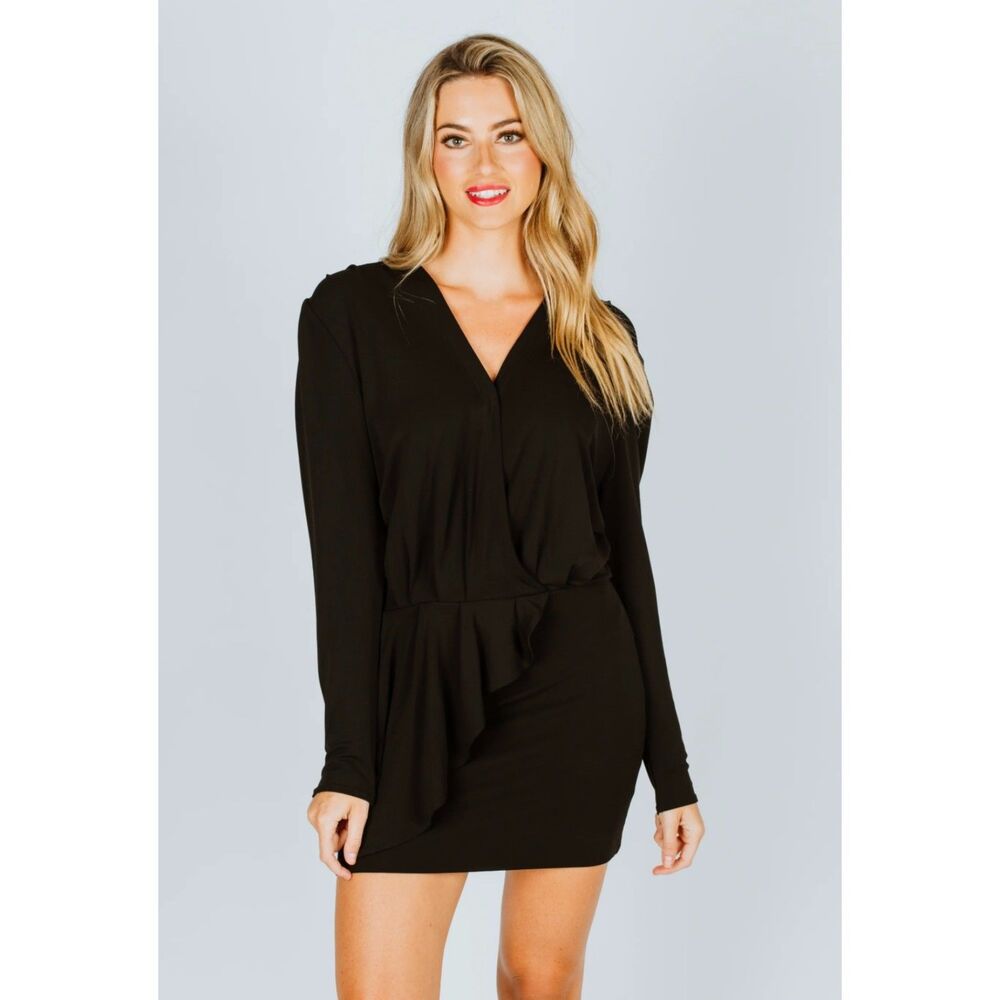 NWT IRO Paris Jersey Wrap Mini Dress